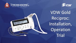 VDW Gold Reciproc Endo Motor [upl. by Anaibib]