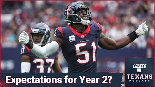 With high expectations for the Houston Texans how great will Will Anderson Jr be in Year 2 [upl. by Nahem]