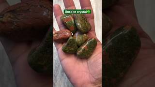 unakite crystsl asmr asmrsounds satisfying crystals shorts unakite shortvideo stone fyp [upl. by Leunamnauj]