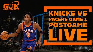 Knicks vs Pacers Game 1 Postgame LIVE [upl. by Alexi]