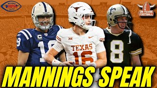 EXCLUSIVE Arch Speaks at Passing Academy  Peyton Cooper talk QBs  Texas Longhorns Football [upl. by Stanly]