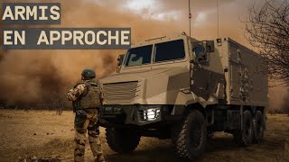 Teasing nouvelle gamme ARMIS  Camions militaires dARQUUS [upl. by Anilorac54]