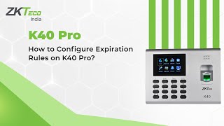 How to Configure Expiration Rules on K40 Pro [upl. by Akelahs]