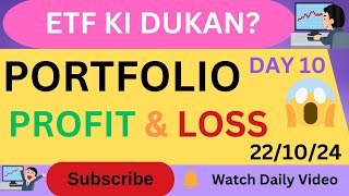 ETF Ki DukanEtf Portfolio Review।How to Trade ETF।Etf me Trade Kaise Kare।ETF Investing।Etf Holding [upl. by Adniles]