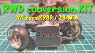 ACXWA  RWD Drift kit  WLtoys K989284010  TEST [upl. by Ahseiyn]