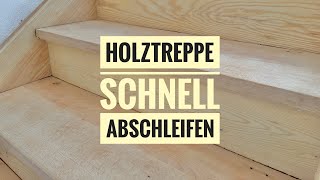 Holztreppe renovieren Holztreppe Sandstrahlen [upl. by Celio]