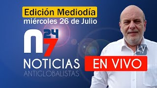 247 La Vereda  Noticias en Directo Mediodía [upl. by Ssidnak14]