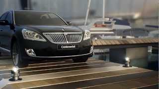 Hyundai Equus  Centennial 2014 [upl. by Sualocin367]