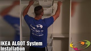 IKEA ALGOT System Installation [upl. by Lud]