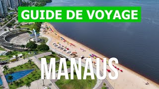 Ville de Manaus en 4k Brésil Manaus à visiter [upl. by Enenej]