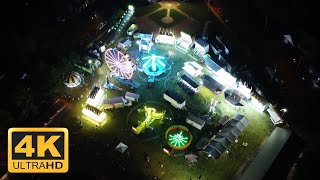 DRONE FOOTAGE Firemans Carnival  Hummelstown PA 4K [upl. by Yziar]