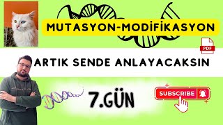 8 SINIF KAMP 2025 7 GÜN LGS FEN 2 ÜNİTE3 MUTASYON VE MODİFİKASYON [upl. by Hcib]