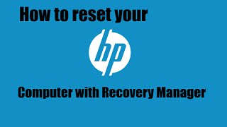 How to reset your HP computer to factory settings [upl. by Nylsirk]