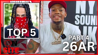 26AR Debates Top 5 Drill Rappers amp Tells How He Linked With Kay Flock [upl. by Corbin810]