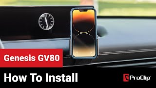 Genesis GV80  HowTo Install Angled Mount 855888 [upl. by Gambell362]