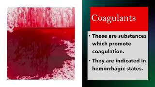 Pharmacology of Coagulants and anticoagulants drugs acting on blood in tamilsimple explanation [upl. by Eirrok139]