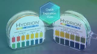 How to Use Hydrion pH Paper [upl. by Sell123]