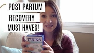 POST PARTUM RECOVERY MUST HAVES  VAGINAL DELIVERY [upl. by Oedama811]