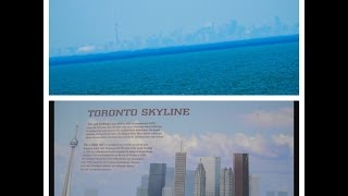 Lake Ontario is FLAT Fort Niagara NY to Toronto Nikon p900 [upl. by Alihs648]