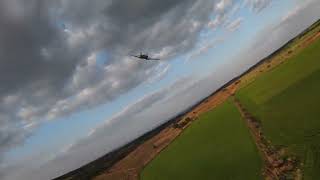 Durafly Seafire drone chase [upl. by Oneg]