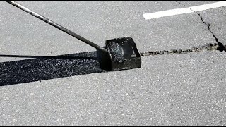 Repairing a wide crack with GAP Mastic [upl. by Naehgem]