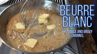 Beurre Blanc  Classic French Butter Sauce  How to Make a Beurre Blanc Sauce  Easy Butter Sauce [upl. by Doralin773]