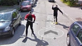 CRAZY PRANKS FOUND ON GOOGLE STREET VIEW [upl. by Ynolem]