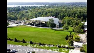 Barenaked Ladies  One Week Live at Canandaigua NY Finger Lakes PAC HORDE Festival 07261998 [upl. by Mitchiner]