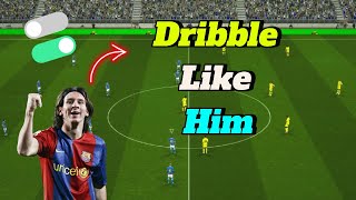 How to Dribble WITHOUT any SKILLS 🔥 eFootball 2025 Mobile 🎮 [upl. by Tremain]