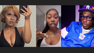 Rapper Asian Doll and Znuie Go Back and Forth Over Rapper Lil James media news MoUniqueMedia [upl. by Gayla]