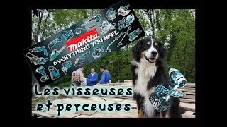 Les quotvissieusesquot du chantier Visseuse boulonneuse perçeuse Makita 18v Review  Autoconstruction [upl. by Gyasi]