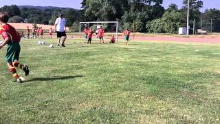 Zweikampftraining 1 gegen 1 Teil 2 INTERSPORT kicker Fußballcamp Heideck [upl. by Darrel101]