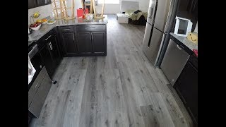 How to Install Vinyl Plank Flooring Quick amp Simple  Step by step  DIY  Shot with GoPro [upl. by Ellenaj331]