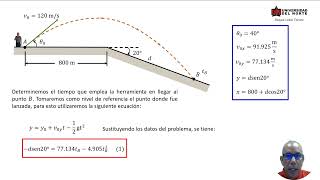 Ejercicio resuelto paso a paso de Tiro Parabólico o lanzamiento de proyectiles [upl. by Nylauqcaj]