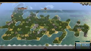 VIKINGS FIGHT NATIVES who will control vinland CIV 5 AI BATTLE [upl. by Boonie]