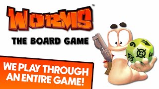 Worms The Board Game  Full Game Play [upl. by Cecilio113]