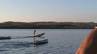 Mens Gunwale Pumping at the Gunflint Trail Canoe Races [upl. by Tamara563]