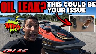 HOW TO FIX OIL LEAK ON SEADOO RXTX RXPX Rotax 260 300  OIL PRESSURE SENSOR LEAKING  Tech Tips [upl. by Aubert]