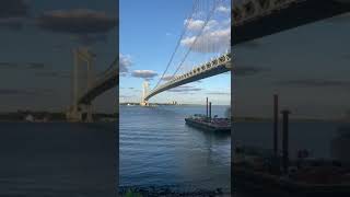 Verrazano bridge 🌉 in NYC 🥰 [upl. by Yasdnyl]