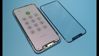 🔧iPhone X amp XS Max Glass Only Replacement  home solution👍 [upl. by Orvil]