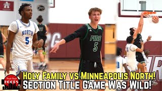 Holy Family vs Minneapolis North Gets Heated Kole Hanson Drops 29 Points [upl. by Timus]