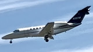 Cessna 525C Citation CJ4 Landing In Idaho Falls N357B [upl. by Alfonzo552]