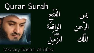 Surah Yasin  Surah Fath  Surah Rehman  Surah Waqiah  Surah Mulk  Surah Muzammil Full HD [upl. by Nimsaj]