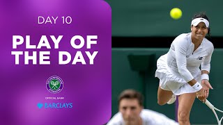 Is this the best doubles rally of the Championships  Play of the Day presented by Barclays [upl. by Adanar988]