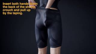 Enerskin  How To Wear Compression Shorts [upl. by Sadoff972]