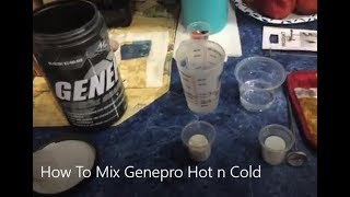 How To Mix Genepro Hot  Cold  WLSAAA [upl. by Sadnalor]