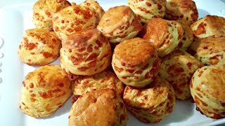 Hungarian Cheese Biscuits Sajtos Pogacsa by Helen M Radics [upl. by Akemed]