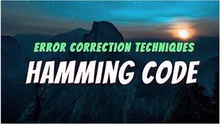 Hamming Code  Error Correction Techniques  Computer Networks  BANGLA Lecture [upl. by Ytsud]