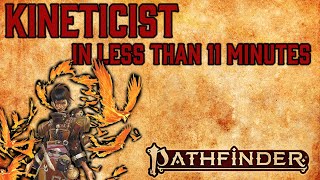 Kineticist Bite Sized  How to Play Kineticist in Pathfinder 2e [upl. by Calia]