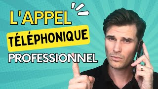 Lappel téléphonique professionnel  French Business Call  B1B2 [upl. by Yemac]